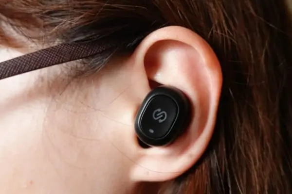 DSC01764 SOUNDPEATS TrueFree+ 装着画像