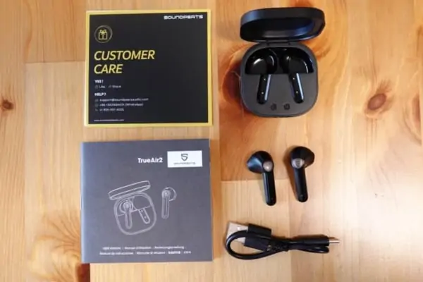 SOUNDPEATS TrueAir2 付属品