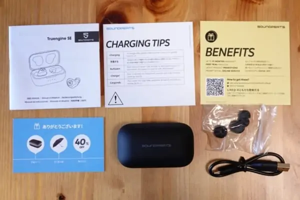 DSC02270 SOUNDPEATS Truengine SE 付属品