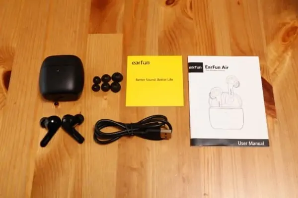 EarFun Air 付属品