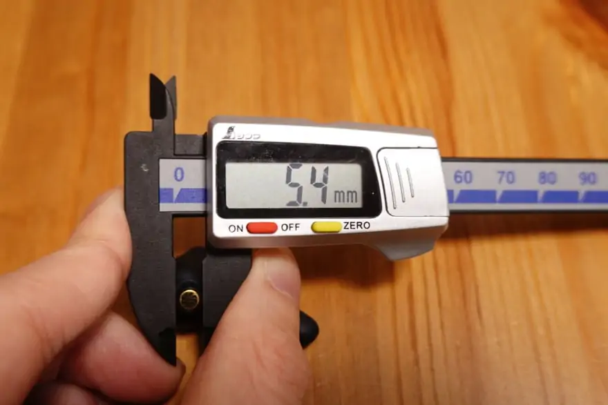 ノズル径は5.4mm