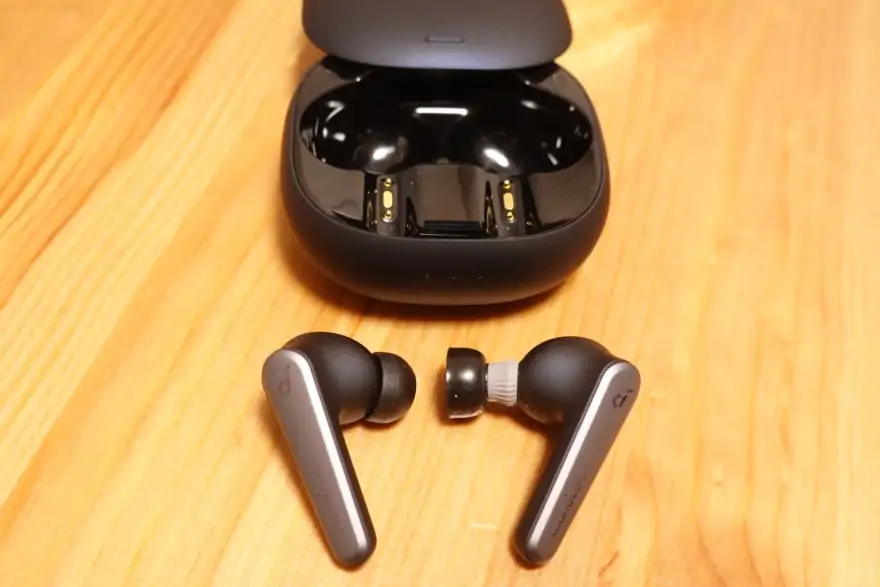 TYPE E 完全ワイヤレス専用仕様を装着