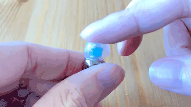 CP100+は軸を中心にクルクルと傘がまわる