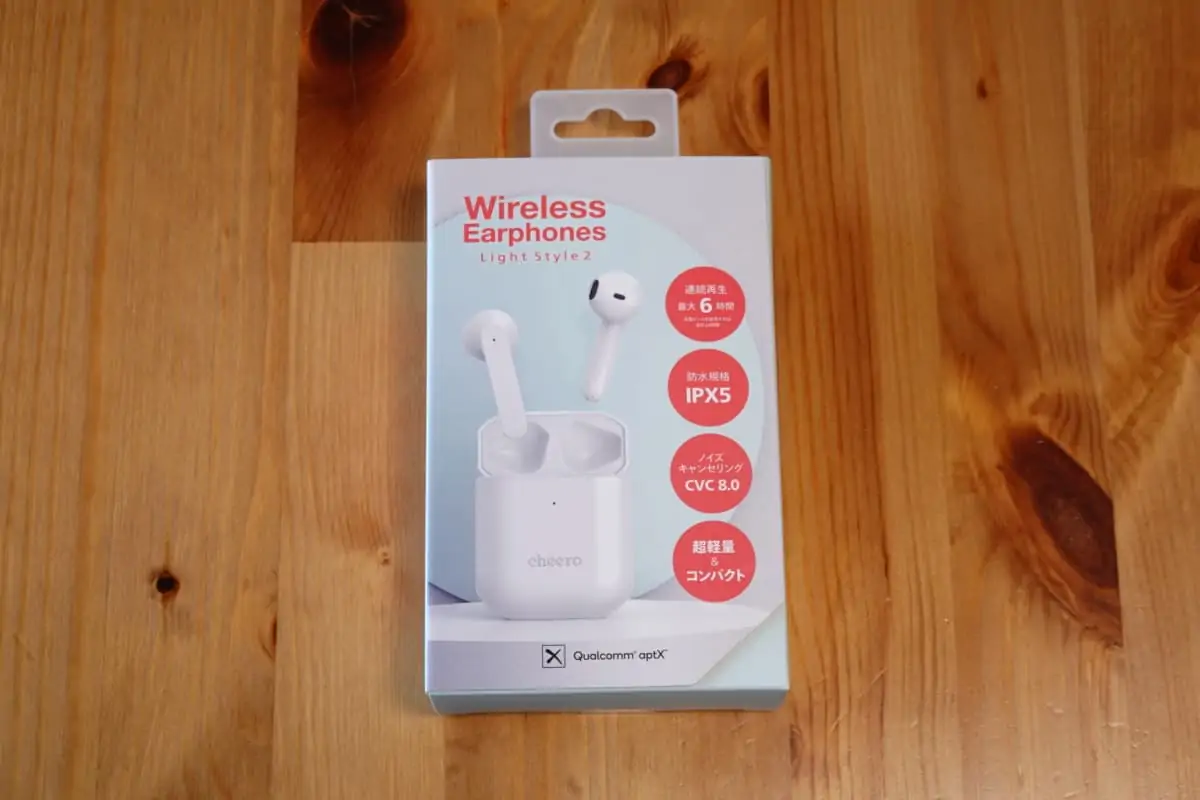 Wireless Earphones Light Style 2 (CHE-632)のパッケージ