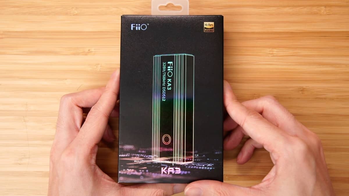 FiiO KA3 iPhone接続ケーブル付