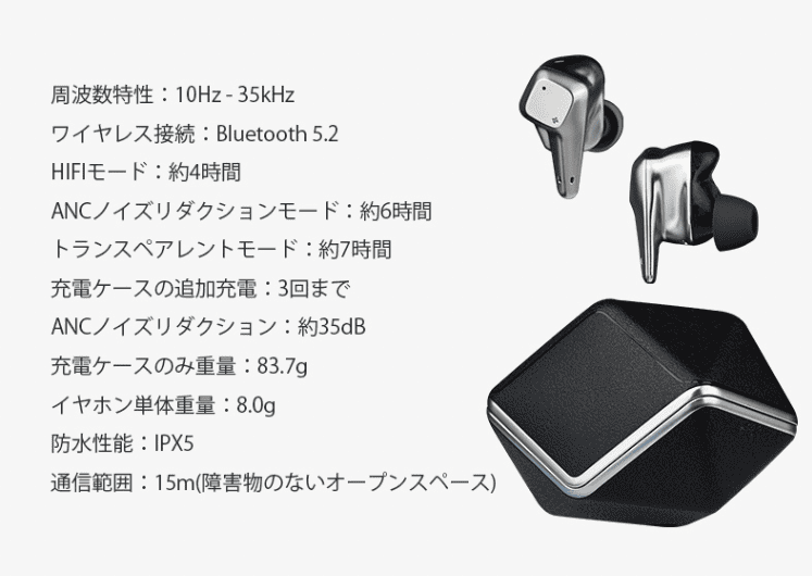 約30万の音を8万で買えるワイヤレスイヤホン!? HIFIMAN Svanar 