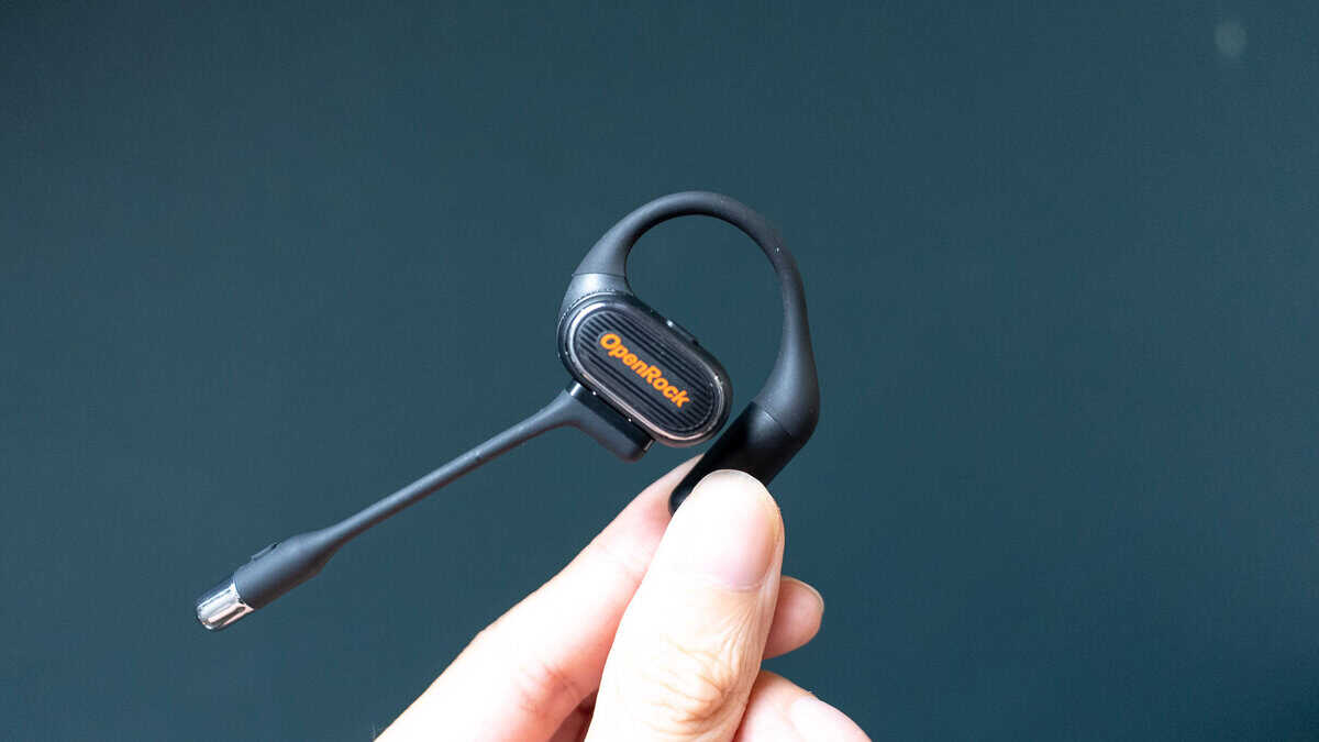 OpenRock Link 20 オープンイヤー型イヤホン ブームマイク付き 仕事用と生活用の両立！着脱可能なブームマイク付きのオープン型
