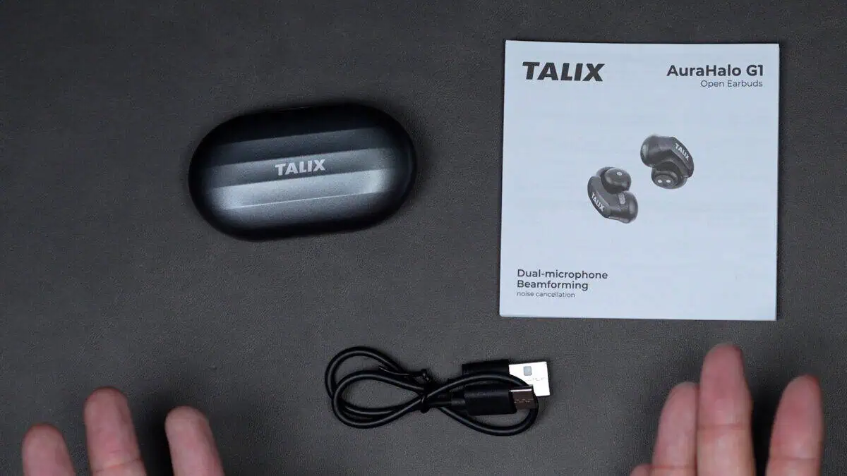 超軽量設計で快適！イヤーカフ型ワイヤレスイヤホン「TALIX AuraHalo