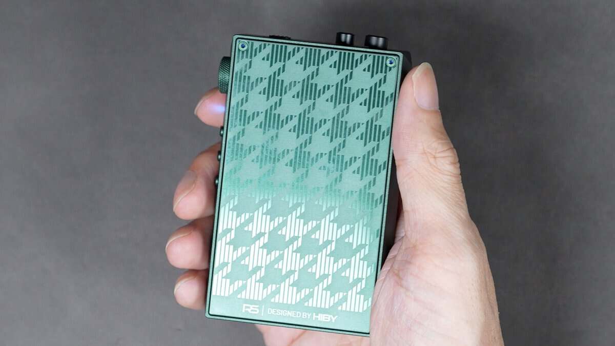 HiBy RS2 II 千鳥格子柄のバックプレート